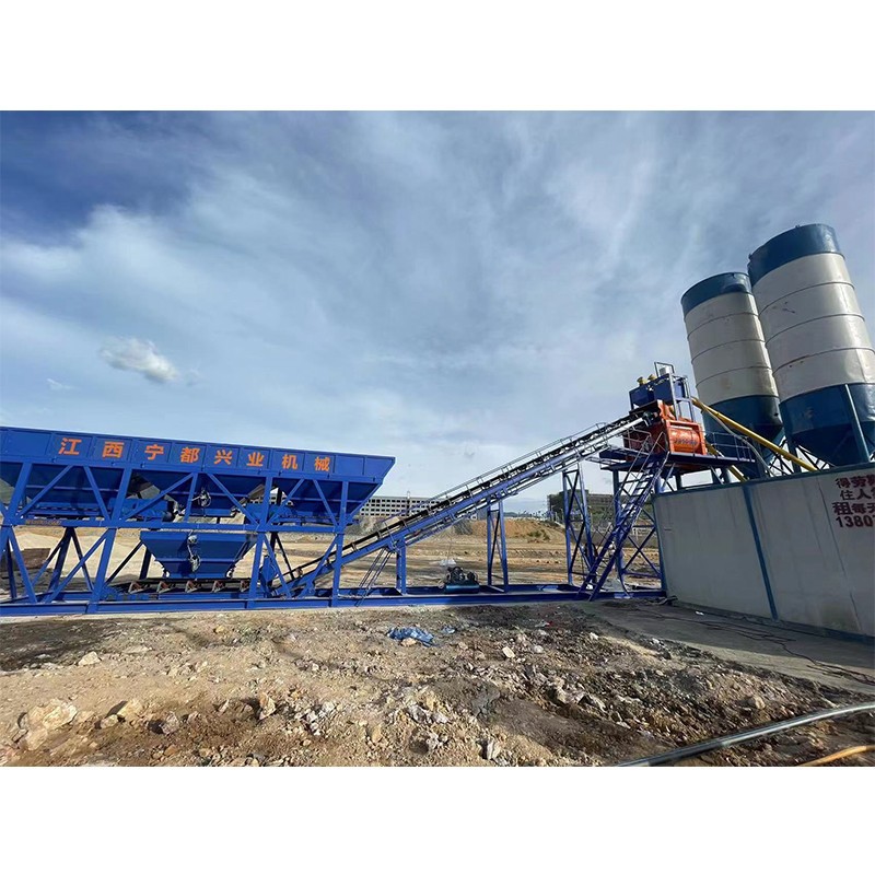 2-90m³ Stationary Batching Plant